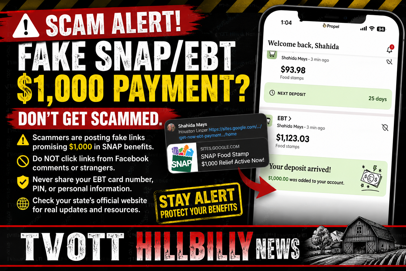 Questions Raised Over Alleged “$1,000 SNAP Relief” Links Circulating Across Facebook