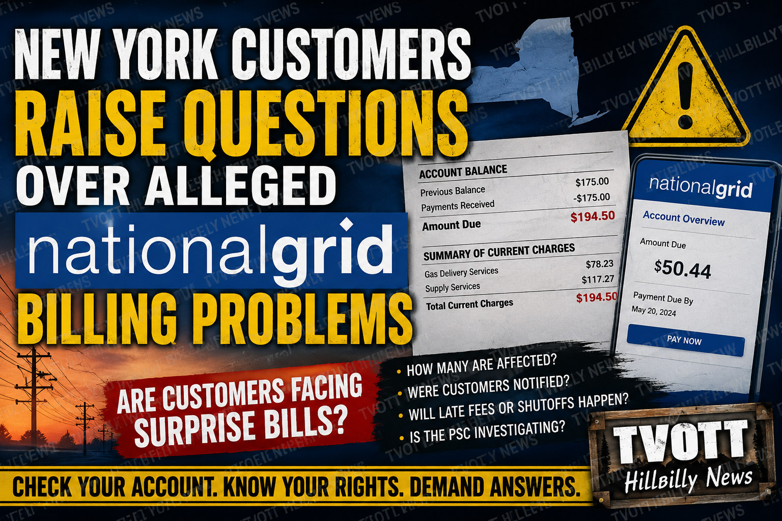 New York Customers Raising Questions After Alleged National Grid Billing Problems Surface