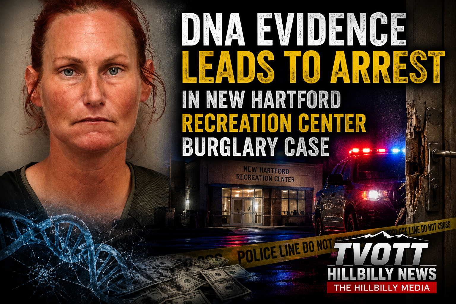 DNA Evidence Leads to Arrest in New Hartford Recreation Center Burglary Investigation