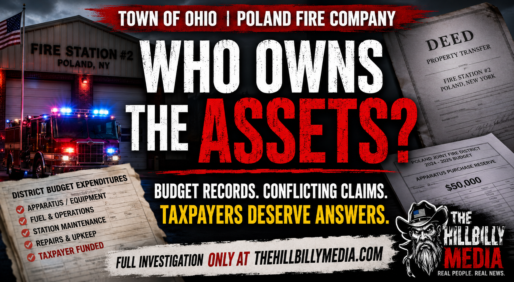 Public Budget Records Raise New Questions in Poland Fire Company Asset Transfer Dispute